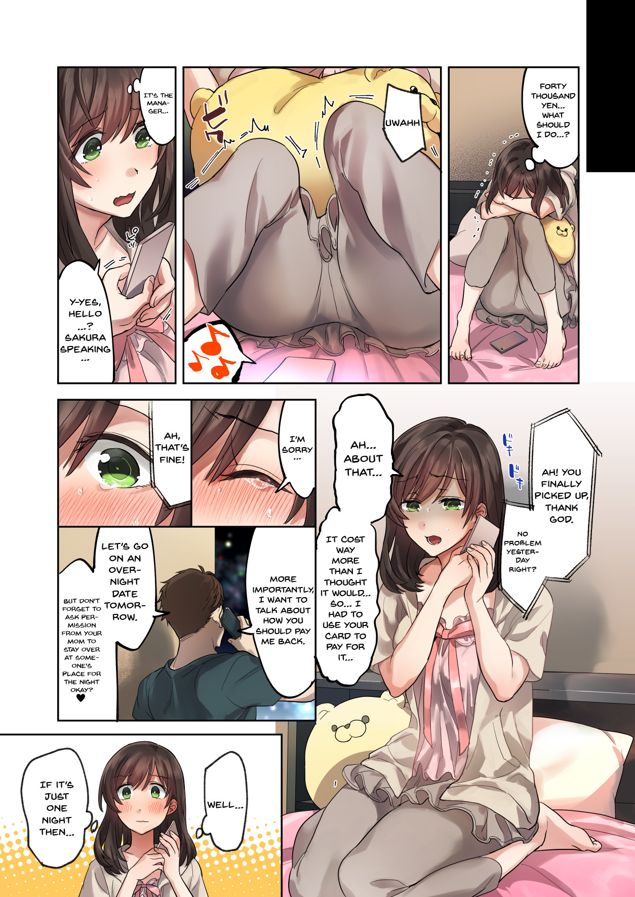 Hentai Manga Comic-The First Experience of A Student Part-Timer-Read-12